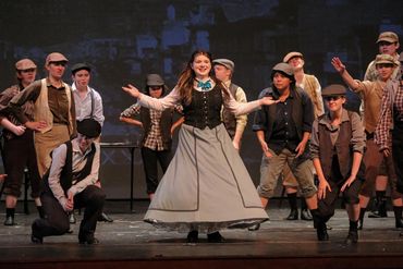 Elena as Katherine in Newsies
