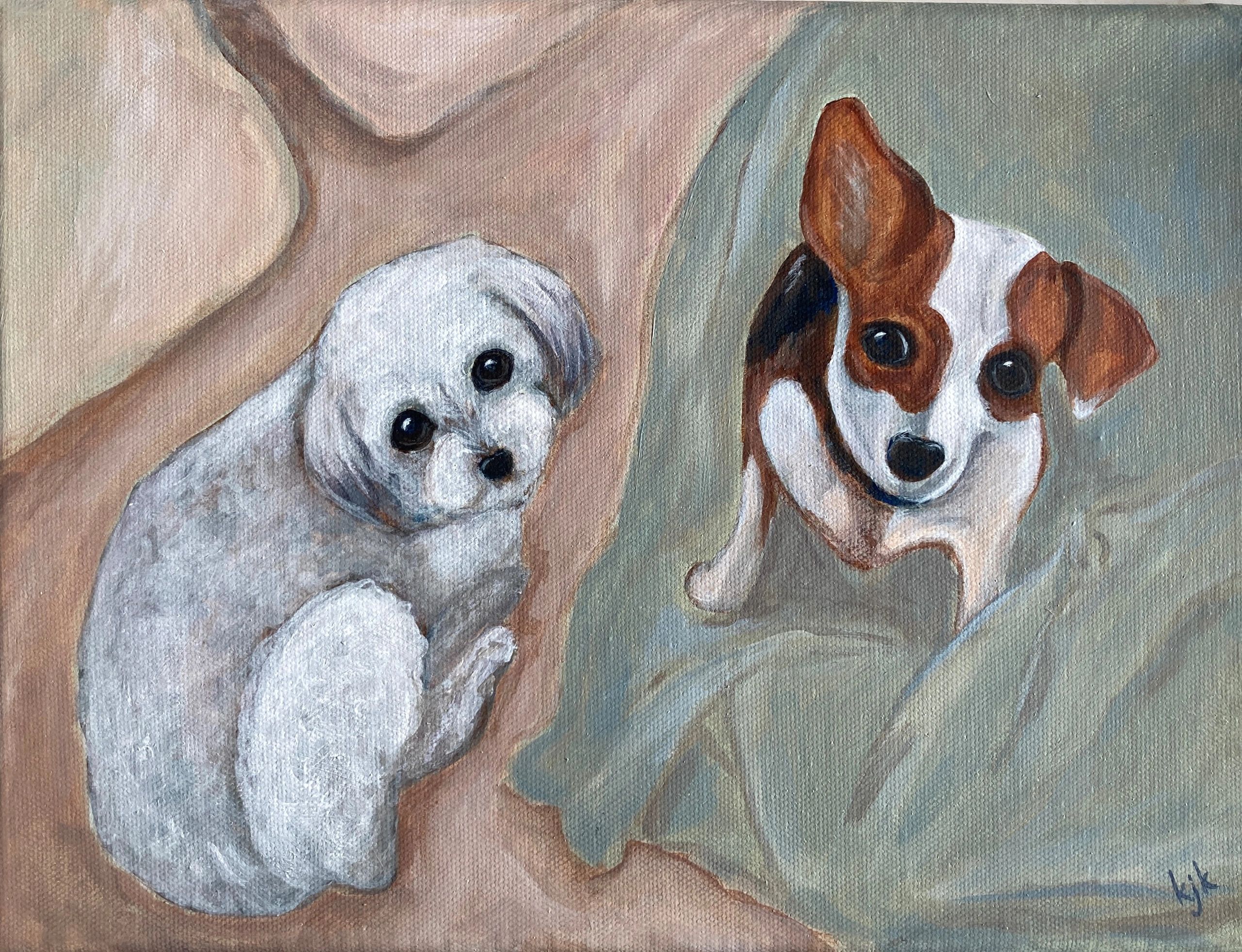 dog pet paintings