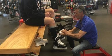 skate fitting