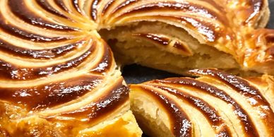 Galette des Rois. Made by Ed Baker, an artisan London bakery located between Oval and Kennington.