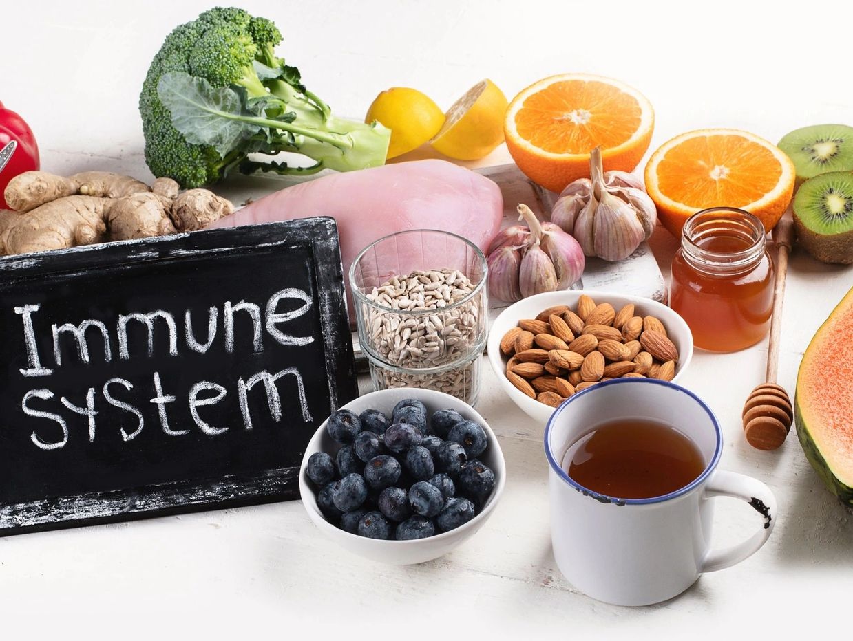 Foods boosting the immune system.