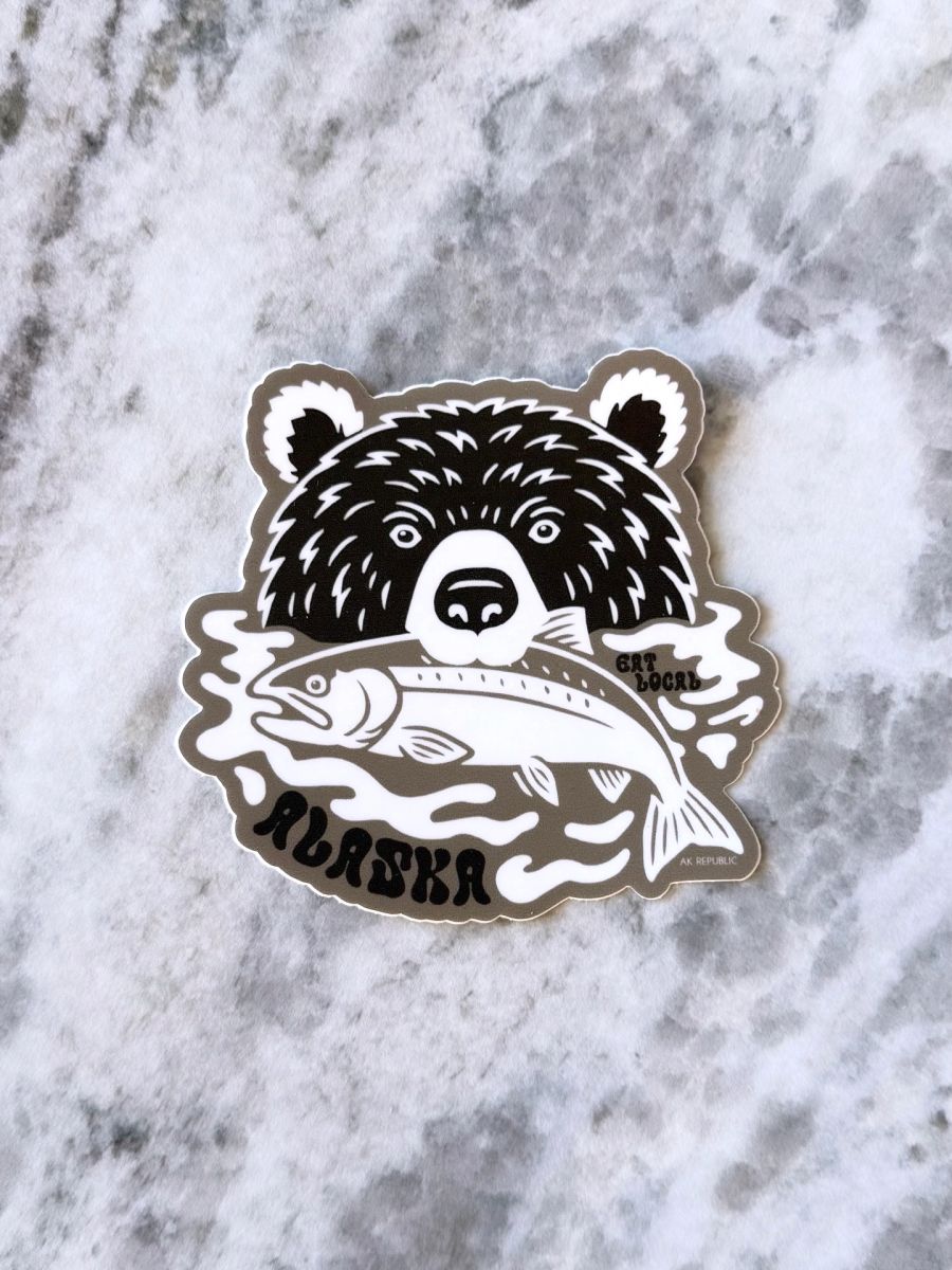 Eat Local Sticker