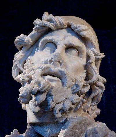 A sculpture of the Homeric hero Odysseus by Sperlonga 
