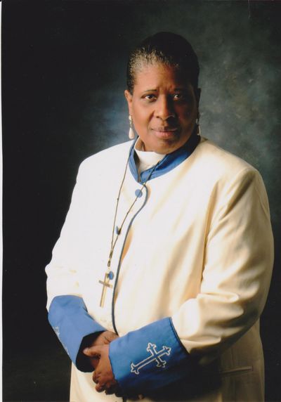 Photo of Bishop Marcia Jayne Smith-Perkins 2017. Pastor/Founder of LWBFW Chosen Generation Church.  