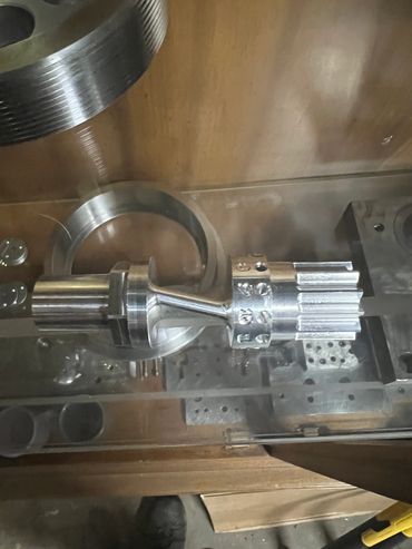 4th axis CNC machining