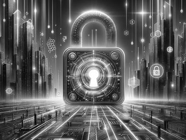 Digital lock on an information highway