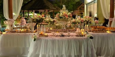 baby shower setup