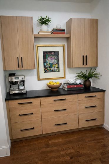White Oak- natural finish kitchen cabinets 