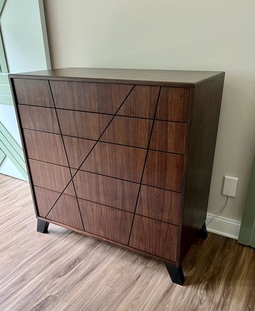 Walnut dresser 