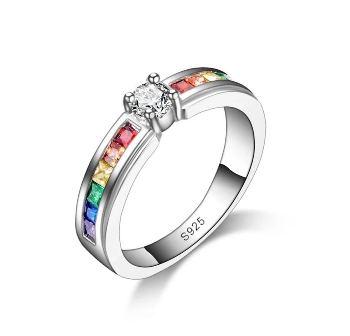 Rainbow online crystal ring