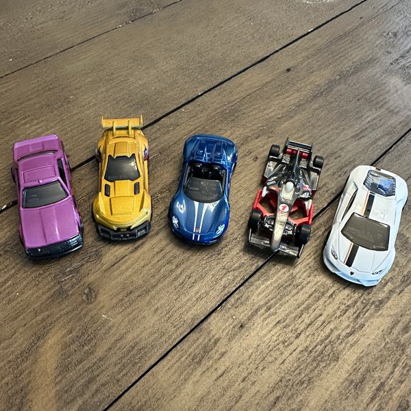 Hot Wheels we give away at Nascar tracks.