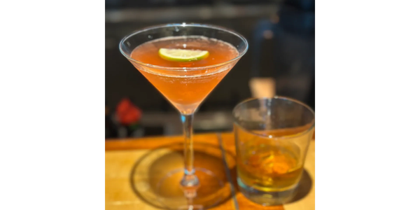 Drinks from the bar