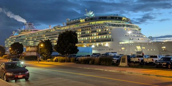 Royal Caribbean's Liberty of the Seas docked in Saint John, New Brunswick, Canada
