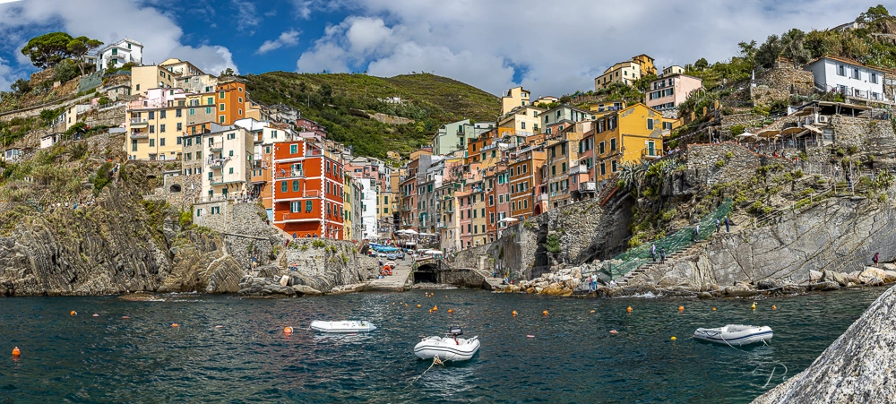 Village, Riomaggiore, Cinque Terre, Liguria, Italy