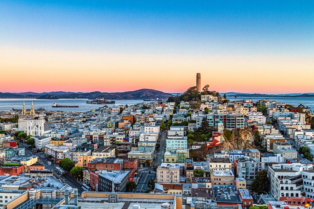 Coit Tower, San Francisco, California, fine art image