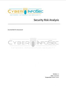 Standard Operating Procedure for Security Risk Analysis