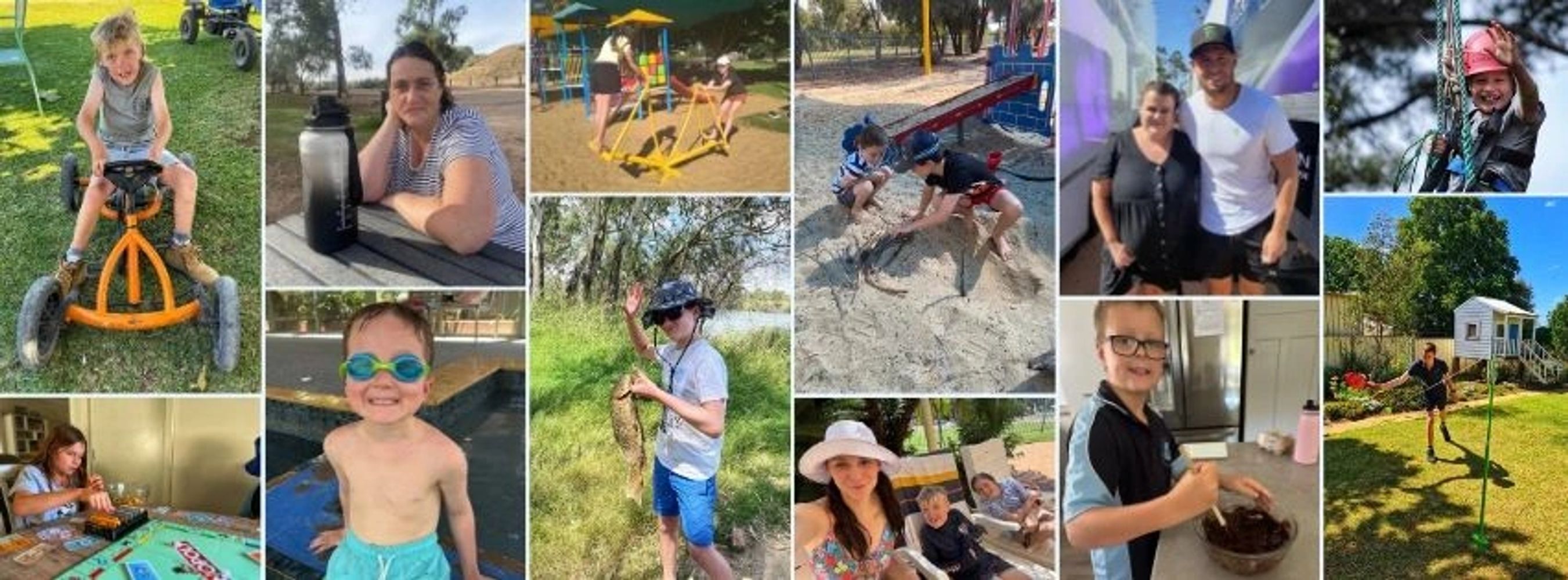 MONTAGE OF PEOPLE WITH DISABILITIES DOING COMMUNITY PARTICIPATION 