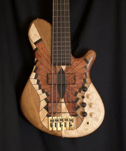 Kai Eckhardt‘s fretless 5 string signature model bass