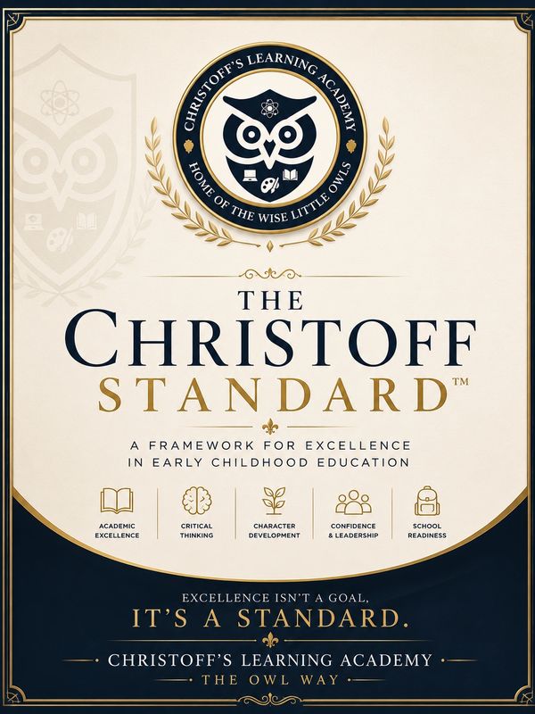 Christoff's Learning Academy promotes excellence in early childhood education with a unique framework.