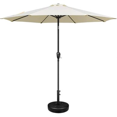 White Event Umbrella for rent in LA. Provides shade for your next event!