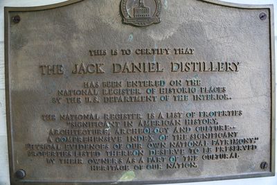 Jack Daniel Distillery information 