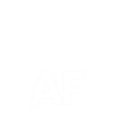 White house-shaped logo with 'AF' initials inside a circle.