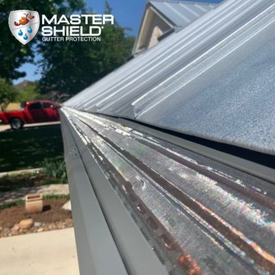 Mastershield gutter protection on gutters 