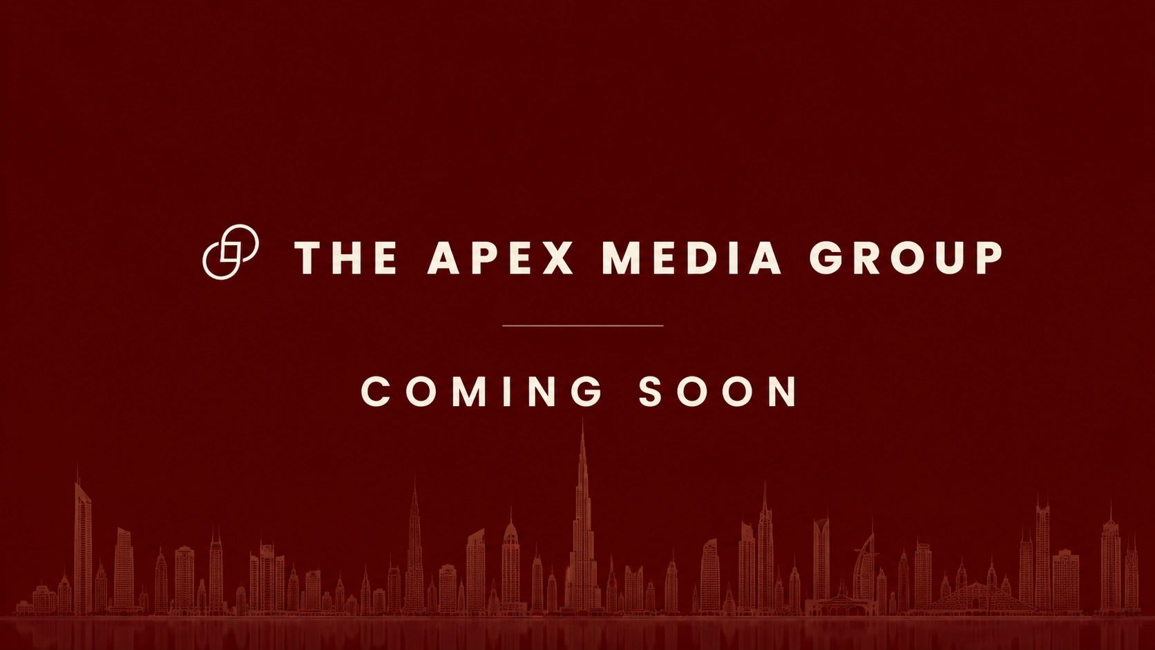 The Apex Media Group logo with 'Coming Soon' text.