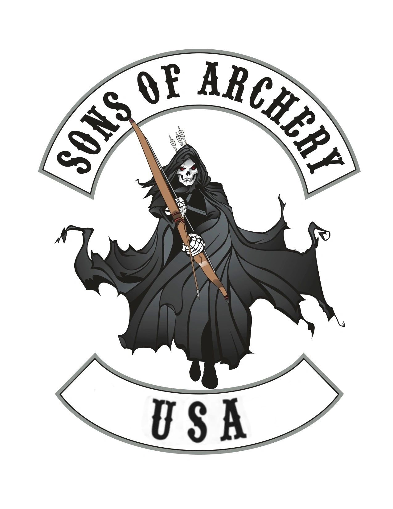 Sons Of Archery, USA - Bowhunter, Coffee, T Shirt