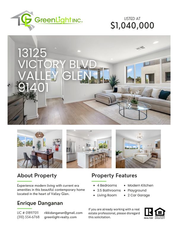 13125 Victory Blvd. 
A modern home delight.