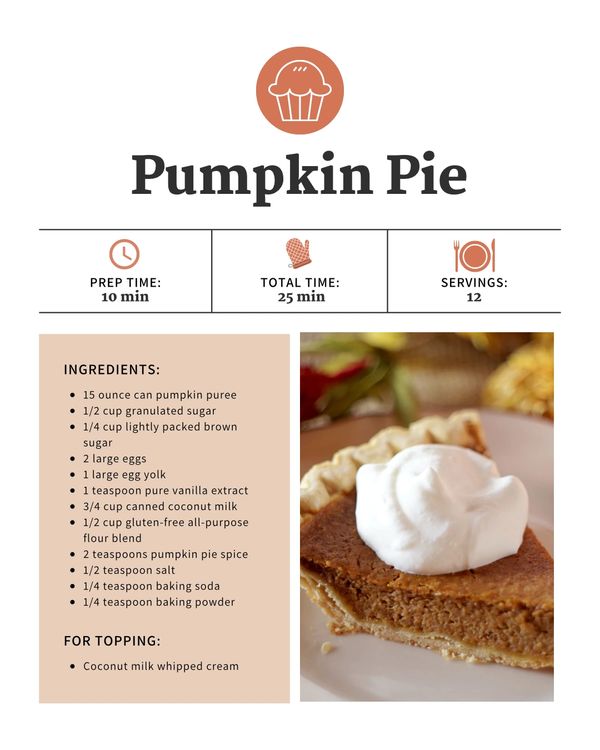 Pumpkin pie