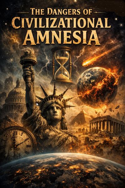 A chaotic world with destruction and the Statue of Liberty.