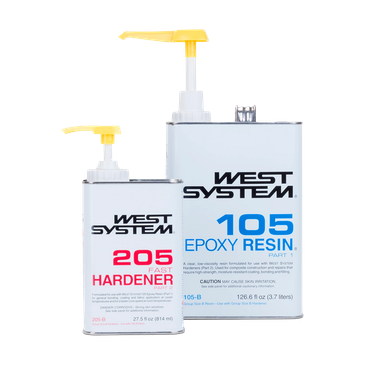 Image of West System 105 Resin system with pumps