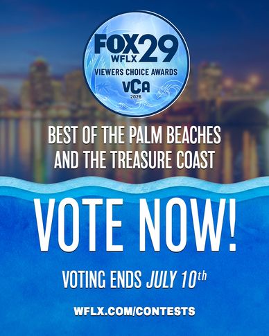 Promote voting in Fox 29 WFLX Viewers Choice Awards for Palm Beaches and Treasure Coast.