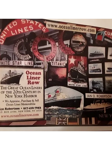 OCEAN LINERS LABELS POSTCARD BOX - SUPREMARINE