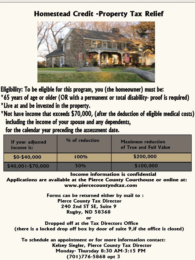 Pierce County ND Tax Property Tax, Property Assessment