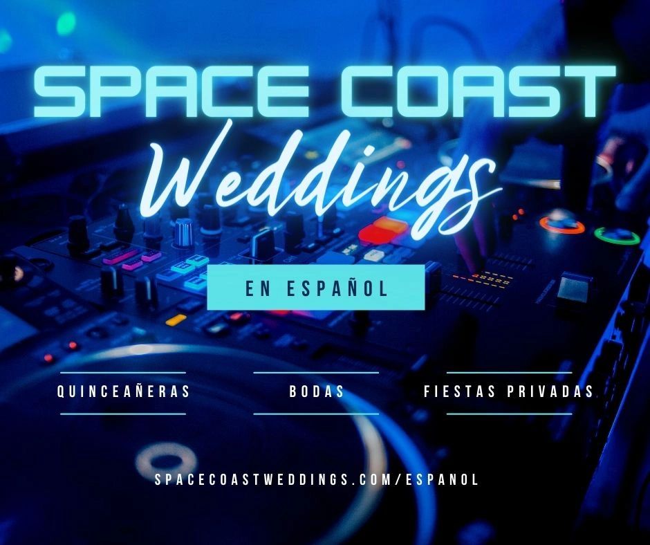 Anuncio de servicios de bodas y eventos en español.