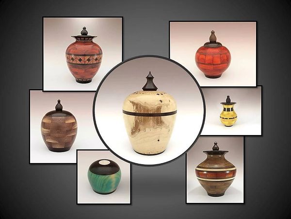 Buy high-quality wooden cremation urns with custom designs