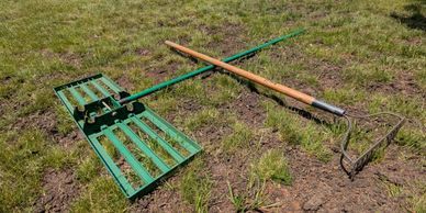Lawn leveling tools