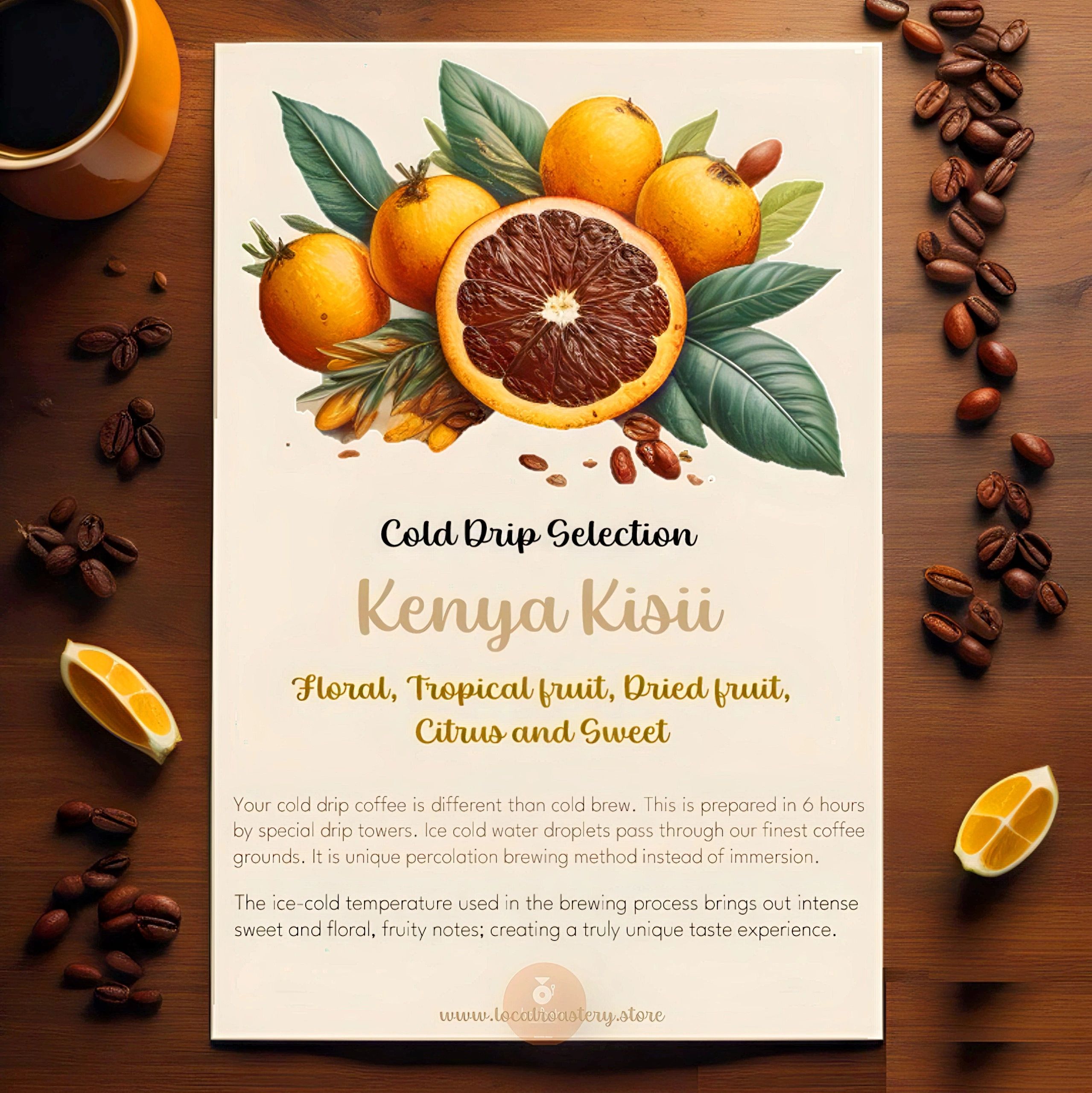 Kenya Cold Drip taste profile