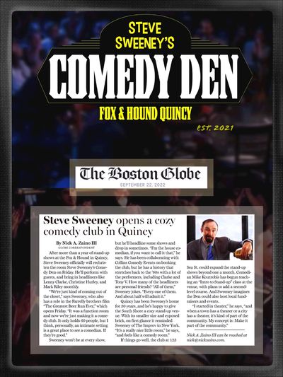 SWEENEY'S COMEDY DEN