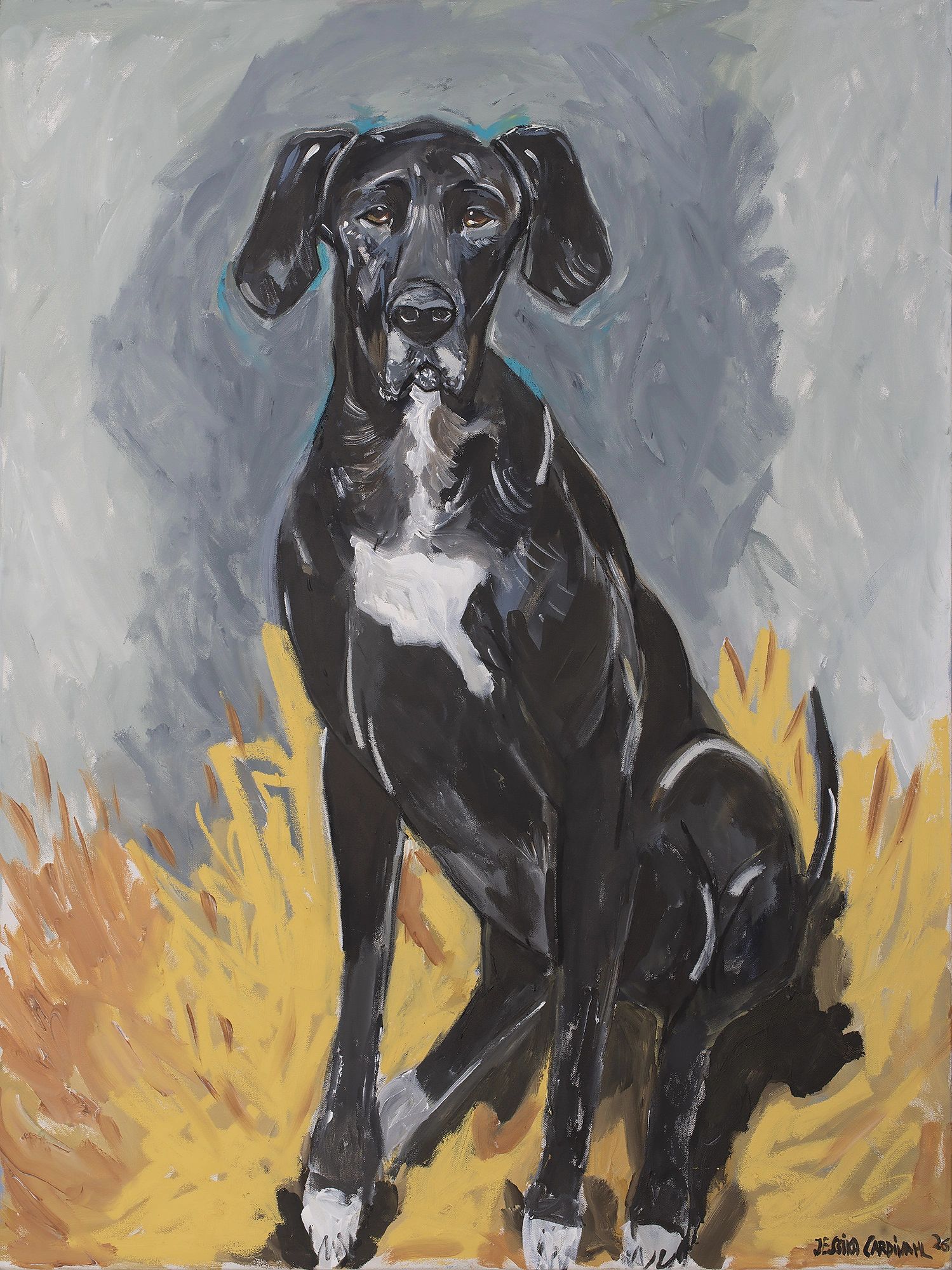 Winston / Mixed Media on Canvas