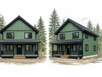 1200sf, 24x24, 2 level. Ideal for 3-4 bed | 1.5 bath 