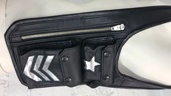 Slim Army Sergeant Star Holster Wallet PUNKuture Leather Sydney