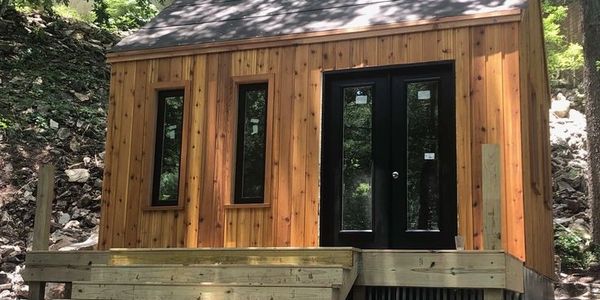 Backyard ADU installation