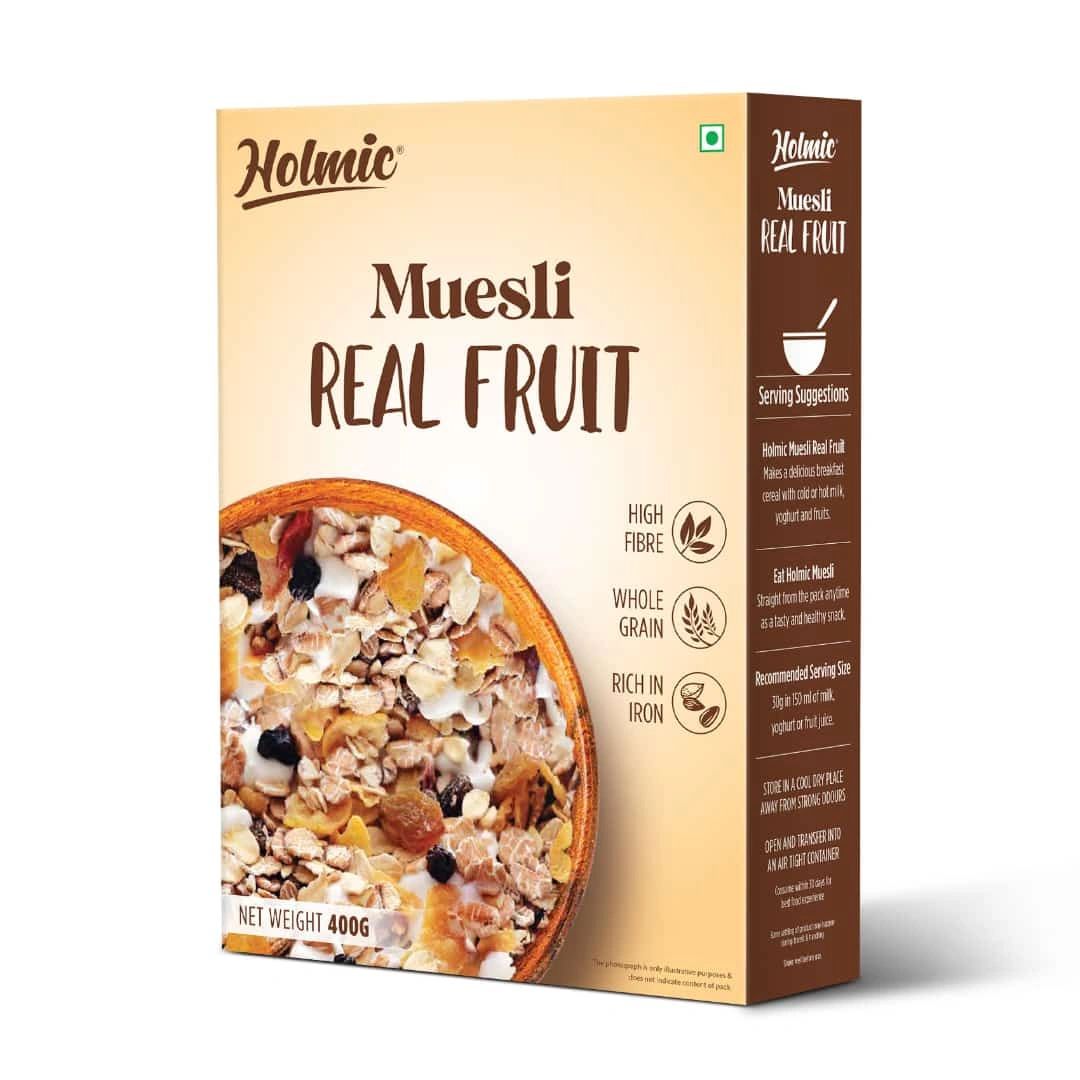 🌟 Dive into Holmic's Real Fruit Muesli! 🍇🥣

