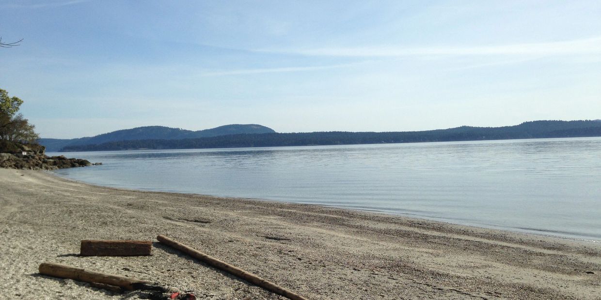 Beautiful, serene, picturesque Beddis Beach on Salt Spring Island, BC. 