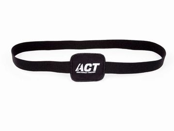 A headband designed to hold the ACT Head Impact Sensor
