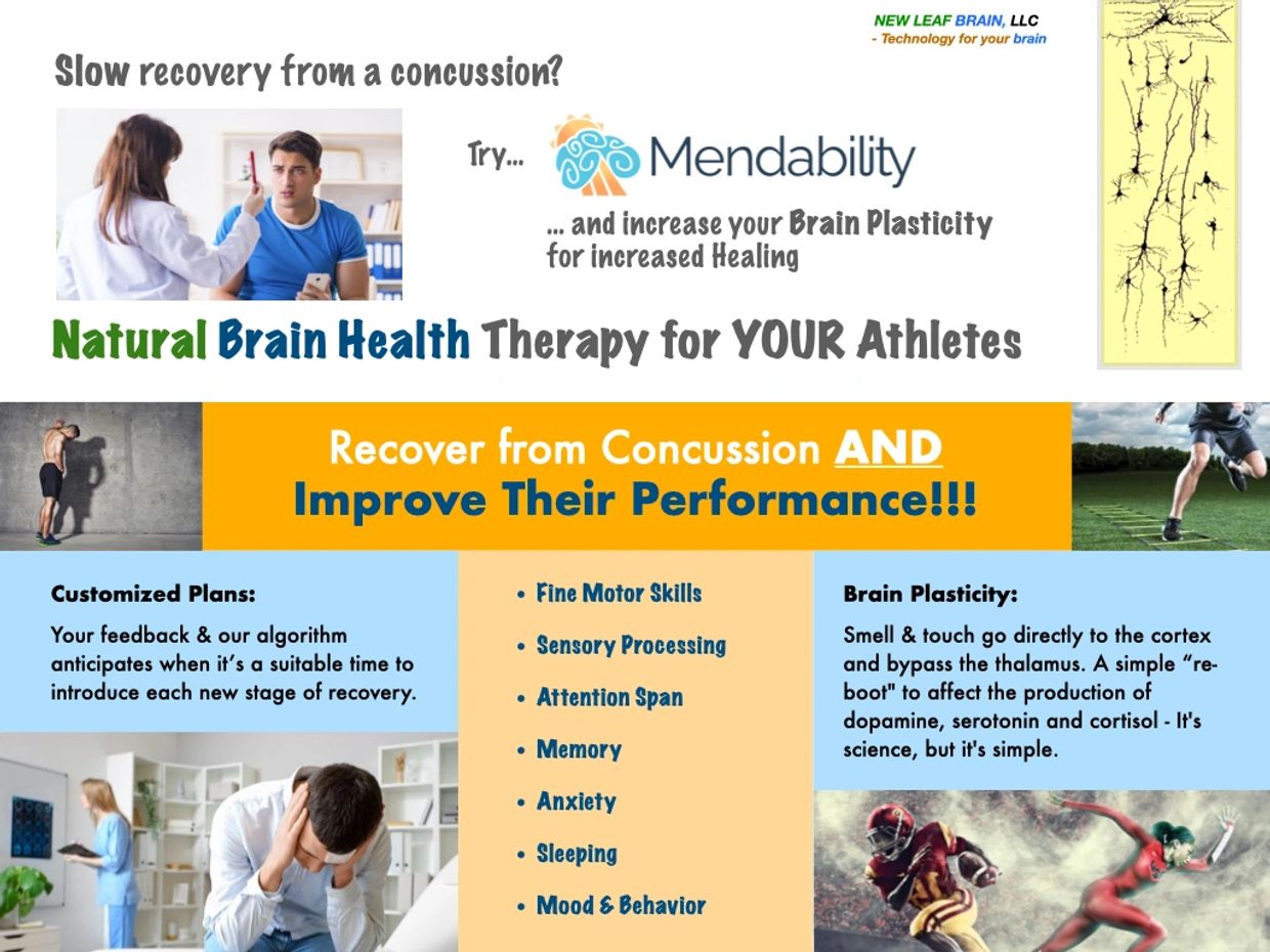 Mendability - Natural Brain Health Therapy for Athletes