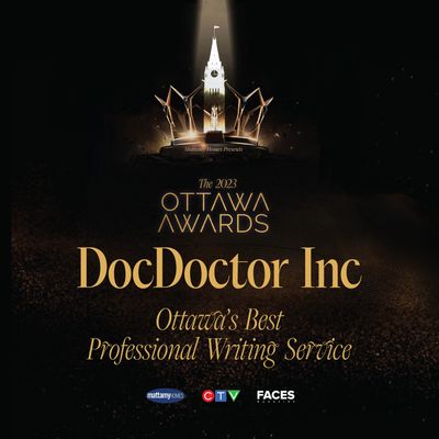 DocDoctor Resume Writing Cover Letter CV Ottawa Toronto Ontario Canada Professional Editor 